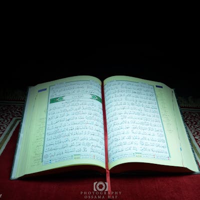 الصلاة وتلاوة القرآن