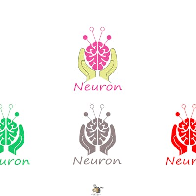 المطلوب شعار لصفحة اسمها Neuron وده اسم الخلية الع
