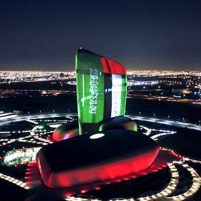 الإمارات تحتفل باليوم الوطني للسعودية