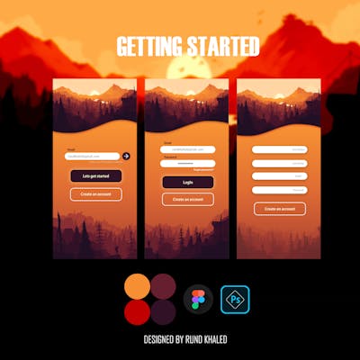 getting started app page