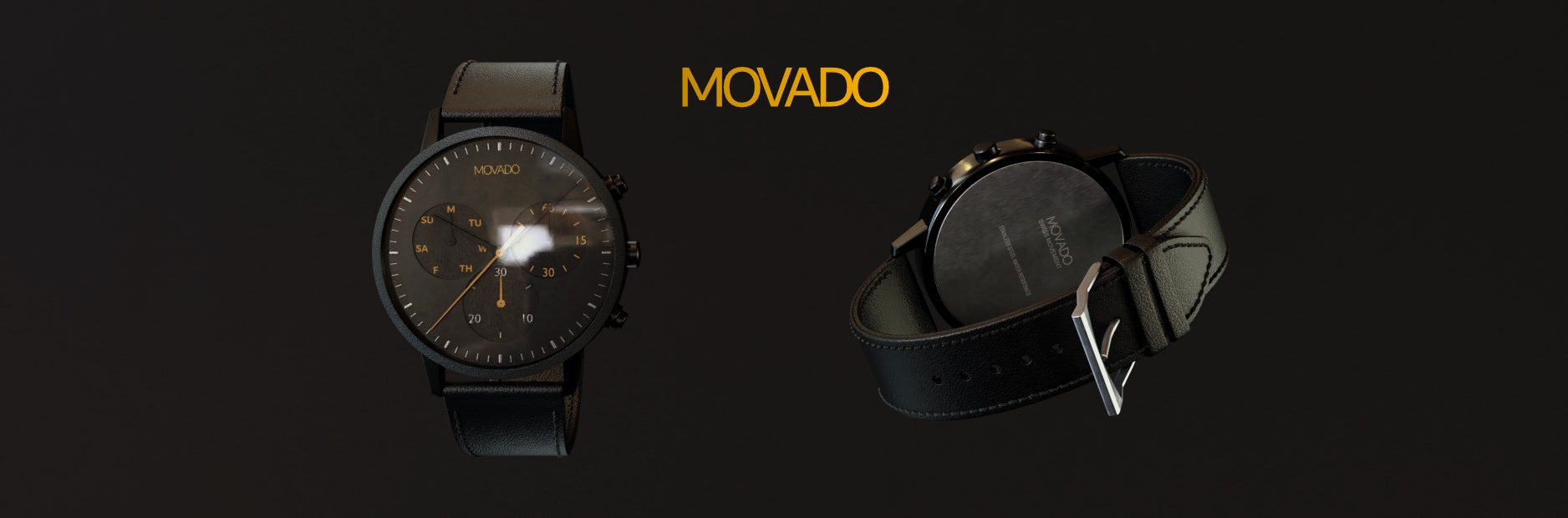 ساعة blender ) Movado )